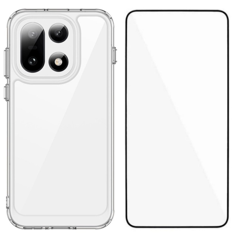 OnePlus 15 Läpinäkyvä ohut suojakuori
 näytönsuojalla