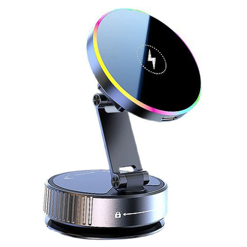 Magneettinen autoteline, jossa on 360° langaton latauslaite