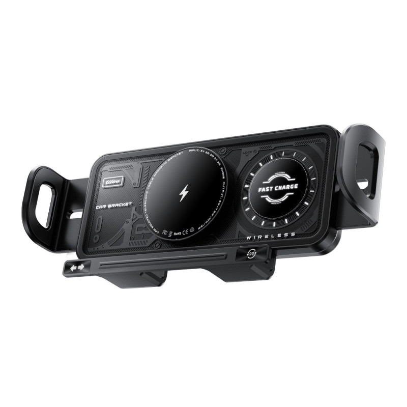 15W sähköinen autoteline taitettaville puhelimille