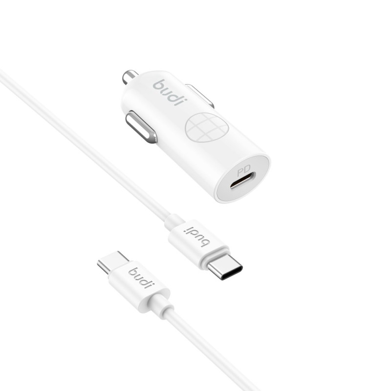 33W USB-C autolaturi 1.2m C-tyypin kaapelilla BUDI