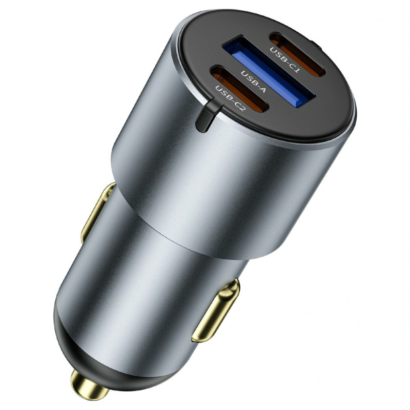 60W kolmiporttinen PD-autolaturi (2C + 1A) WIWU