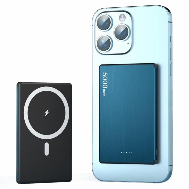 FLOVEME 5000mAh PD 20W langaton magneettinen ulkoinen akku ultraohut FLOVEME 5000mAh PD 20W langaton magneettinen ulkoinen akku 