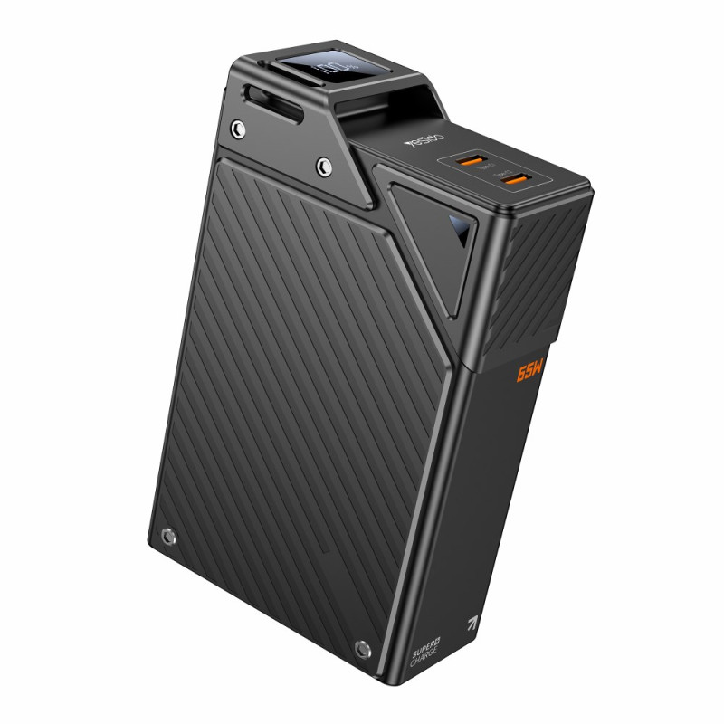 20000mAh 65W ulkoinen akku (älypuhelin ja matkapuhelin
) hihnalla varustettuna