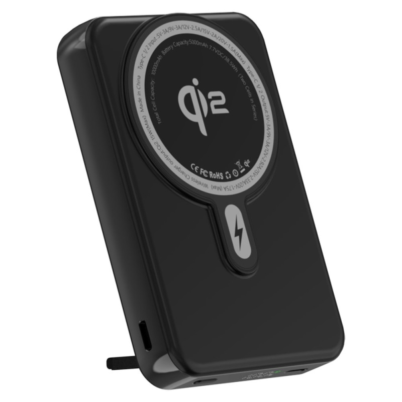 10000mAh 35W PD magneettinen ulkoinen akku ja Qi2 15W langaton laturi