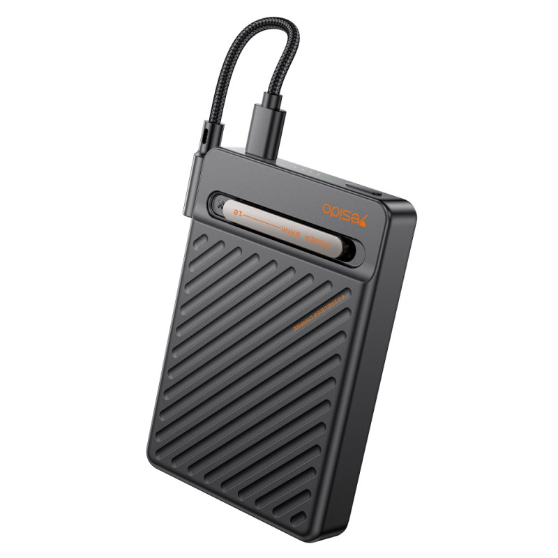 Ulkoinen magneettinen akku 10000mAh Integroitu kaapeli ja pidike