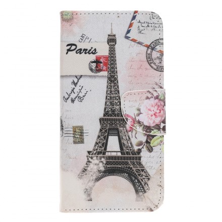 Samsung Galaxy A70 Eiffel-torni Retro Asia