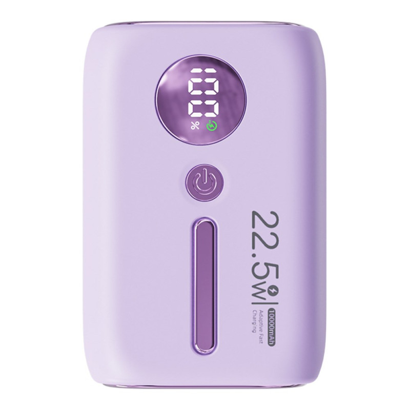 ROISKIN 10000mAh ulkoinen akku, jossa on digitaalinen näyttö