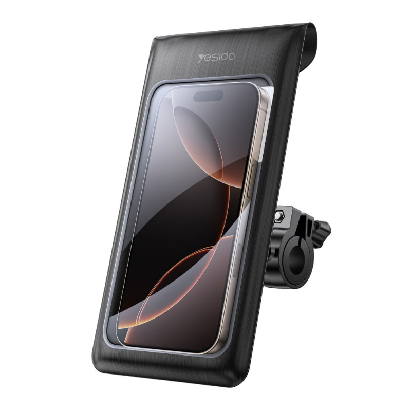 YESIDO 360° vedenpitävä puhelimen kiinnike pyörän ohjaustankoon