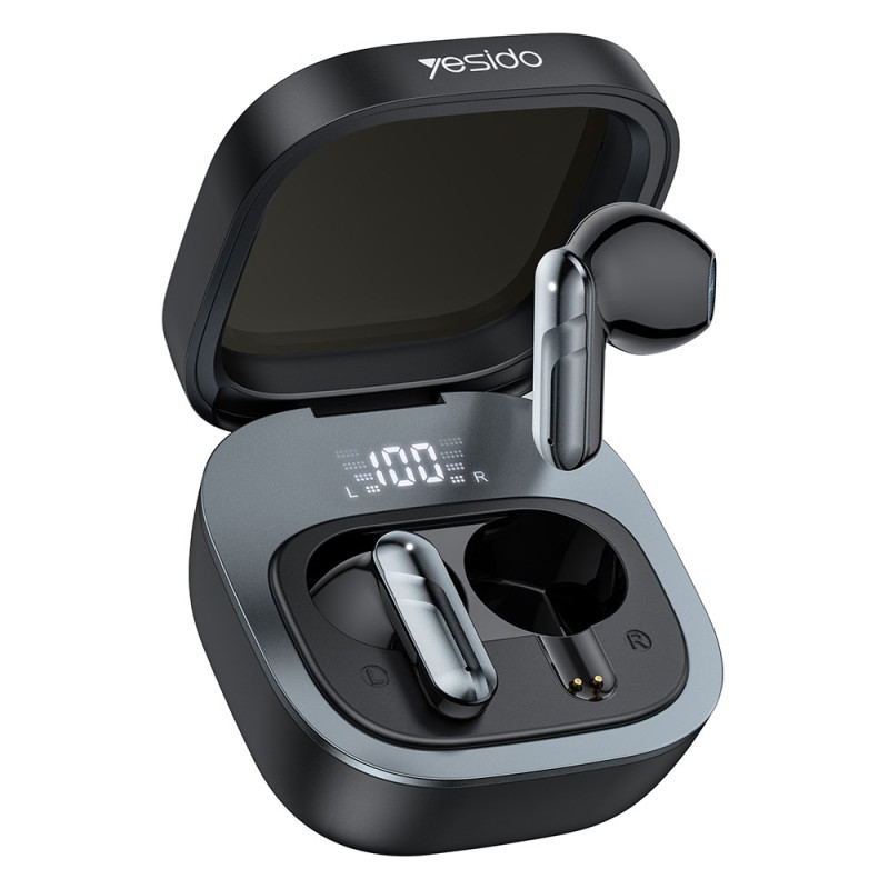 YESIDO Langattomat stereokuulokkeet älykkäillä kosketusohjaimilla varustettuna