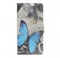 Samsung Galaxy A70 Butterfly Case Sininen