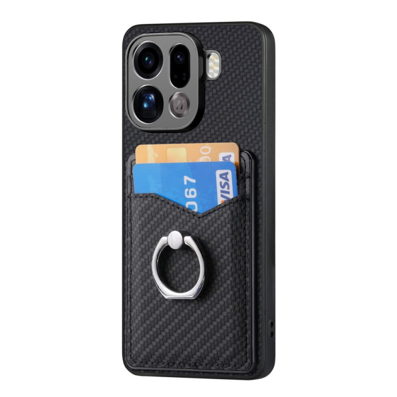 Oppo Find X9 Pro Suojakuori Tuki Ring ja kortinpidin