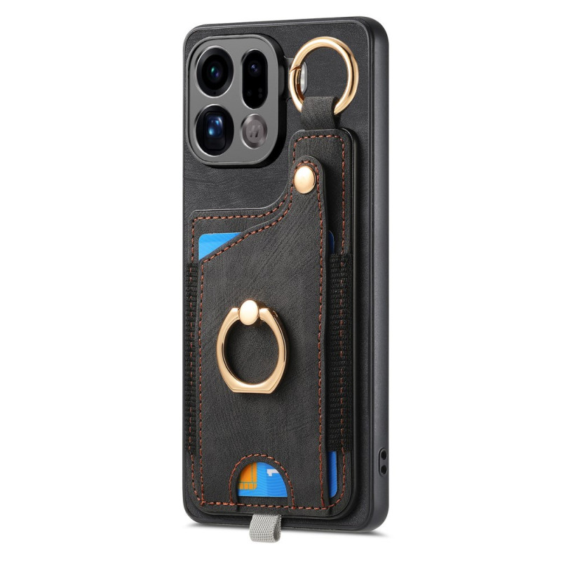 Oppo Find X9 Pro 5G Suojakuori Kortinpidin ja rengas pidike