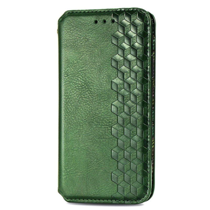 Flip Cover Oppo A6 Pro 5G Mokkanahka Effect Vinoneliö
