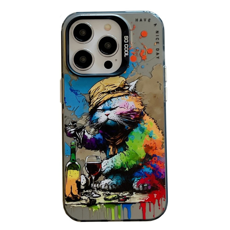 Coque iPhone 13 Pro Chat Graffiti