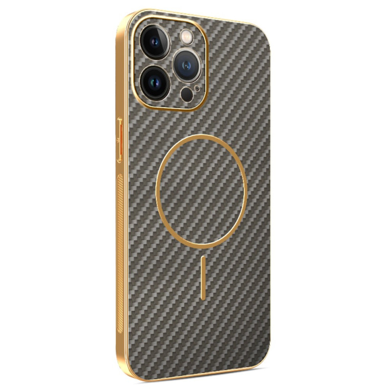 Hiilikuitu tekstuuri iPhone 13 Pro Max suojakuori
