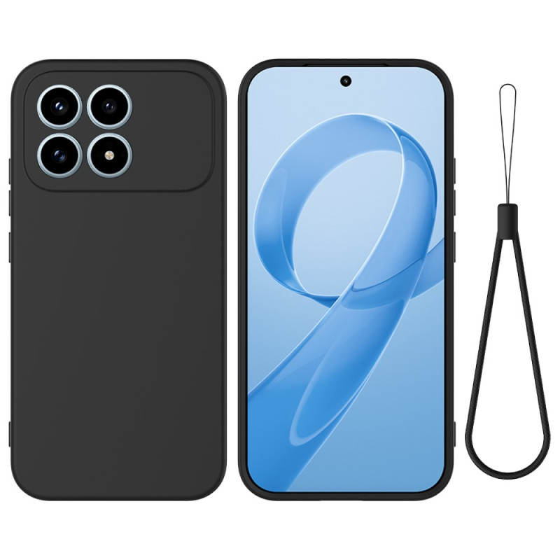 Xiaomi Poco F8 Pro Liquid Silikoni kantolenkki suojakotelo