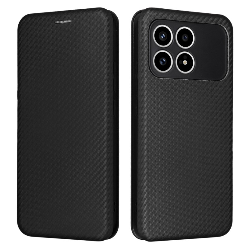 Flip Cover Poco F8 Pro Hiilikuitukansi