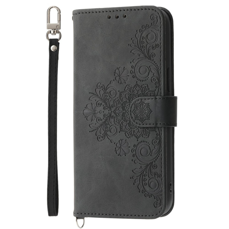 Mokkanahka-efekti iPhone 13 Pro Max suojakuori
 hihnoilla