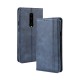  OnePlus 7 Pro Vintage Leather Effect Flip Cover -suojakansi
