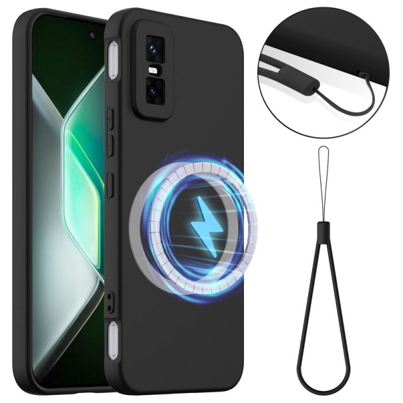 Infinix GT 30 5G / GT Pro 30 5G magneettinen nestemäinen silikoni suojakotelo