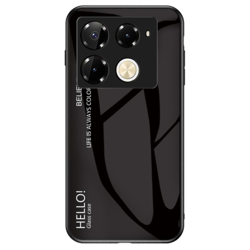 Infinix Note 40 Pro 4G panssarilasi Suojakuori Hello