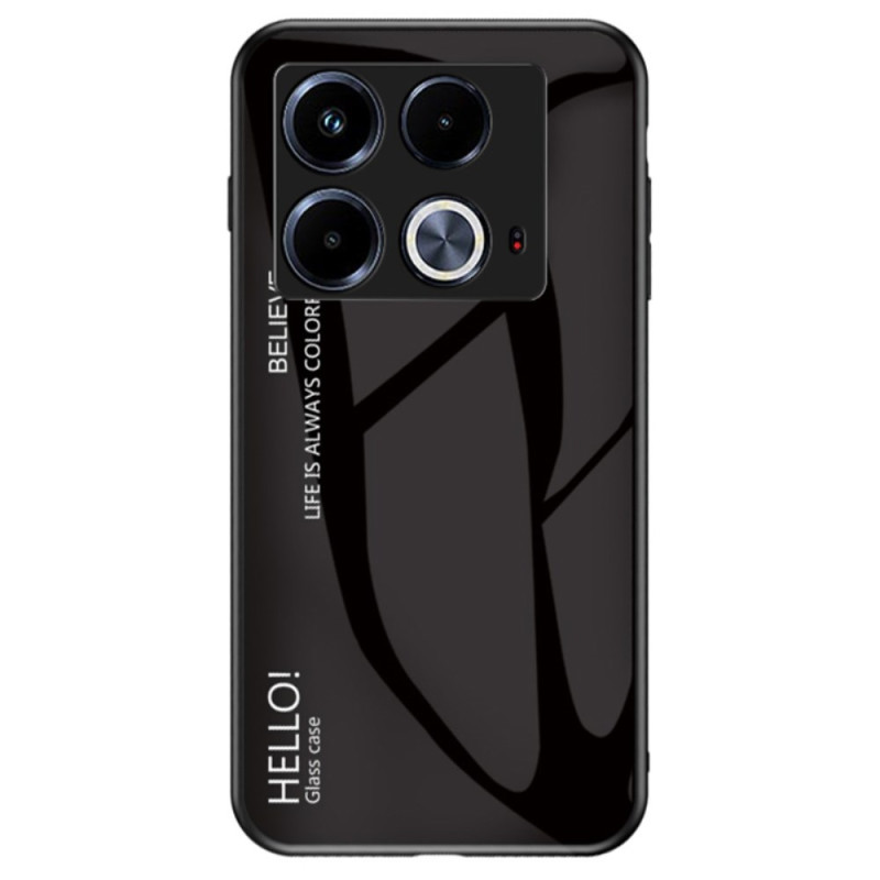 Infinix Note 40 4G panssarilasi suojakotelo Hello