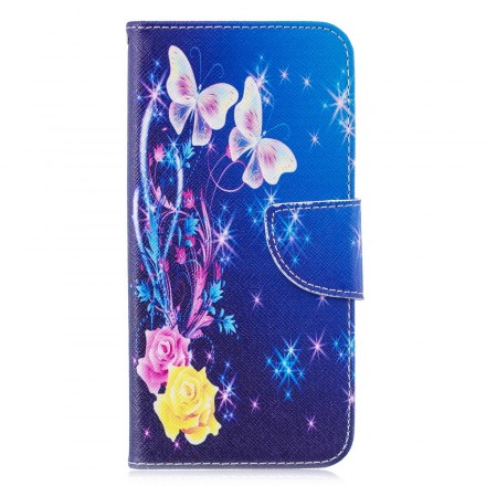 Huawei P30 Lite Case Perhosia yössä