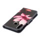 Huawei P30 Lite tapauksessa vaaleanpunainen kukka