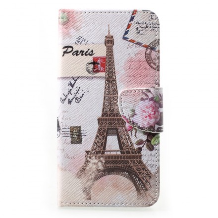 Huawei P30 Lite Retro Eiffel-tornin kotelo