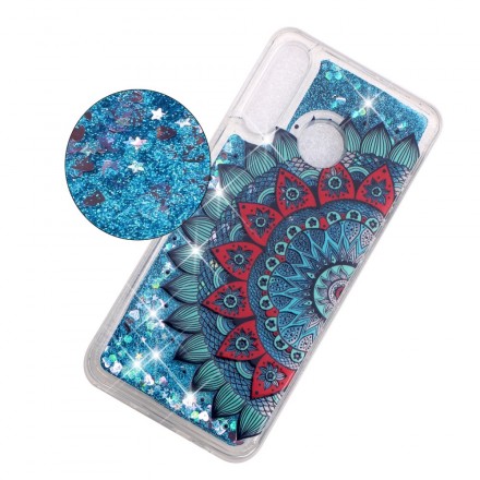 Huawei P30 Lite Clear Case Mandala Glitters