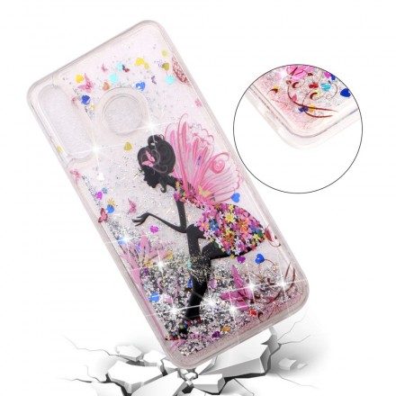 Huawei P30 Lite läpinäkyvä Fairy Glitters kansi