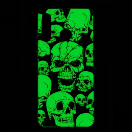 Huawei P30 Lite varoitus fluoresoiva pääkallot asia