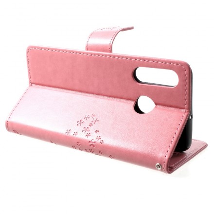 Kotelo Huawei P30 Lite Puu ja pöllöt hihnalla