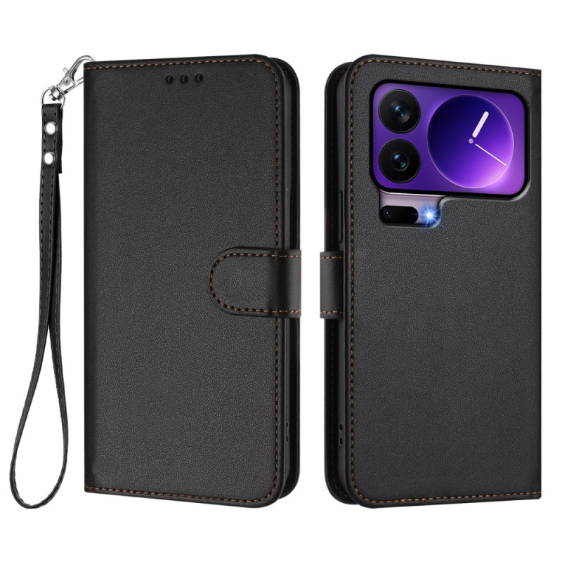 Housse Xiaomi 17 Pro Effet Cuir Uni