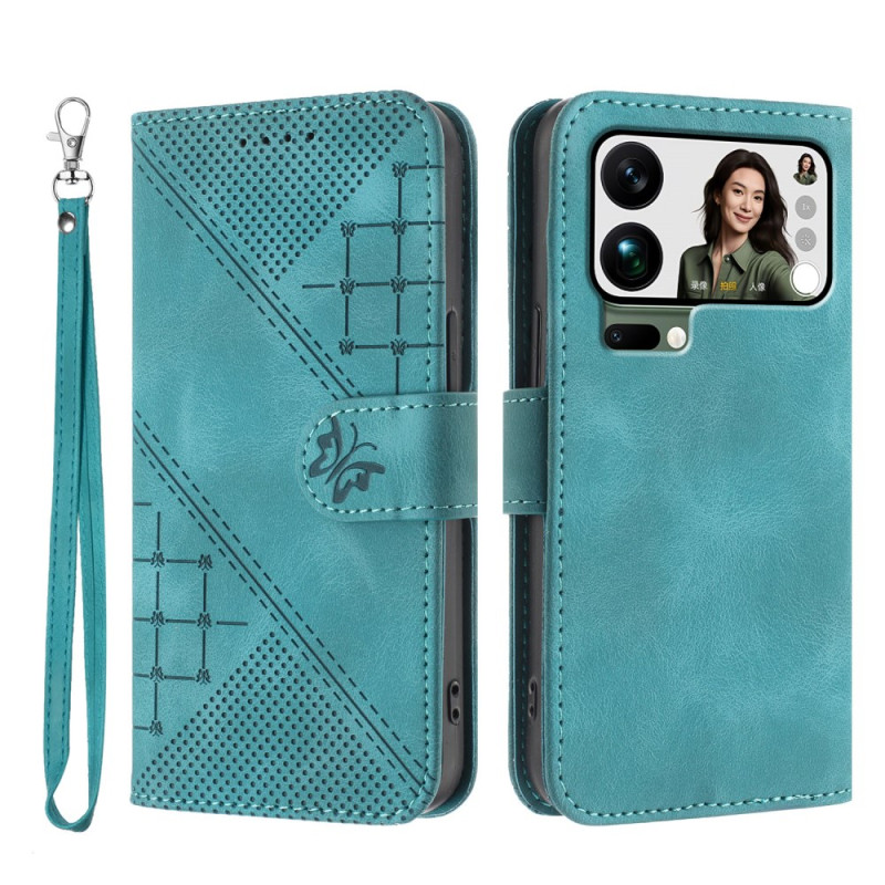 Suojakuori Xiaomi 17 Pro Max Perhonen ja geometrinen muotoilu