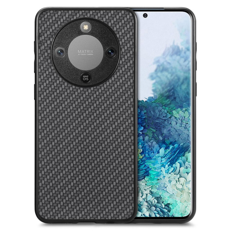 Honor Magic 8 Lite Hiilikuitu tekstuuri Suojakuori