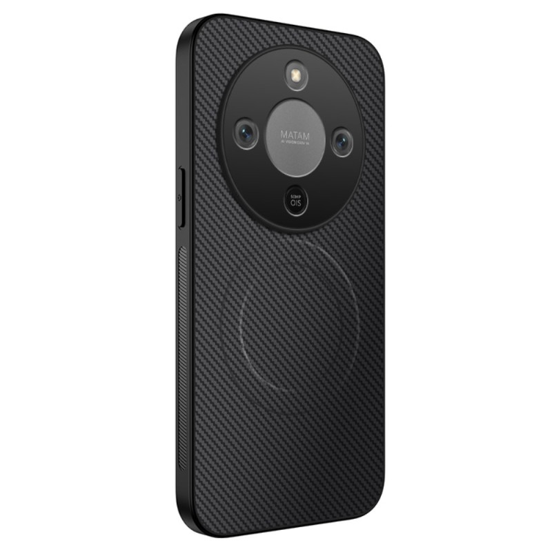 Honor Magic 8 Lite magneettinen suojakuori Carbon Fibre tekstuuri