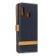 Samsung Galaxy A20e Kangas ja nahka Effect Case hihnalla
