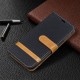 Samsung Galaxy A20e Kangas ja nahka Effect Case hihnalla