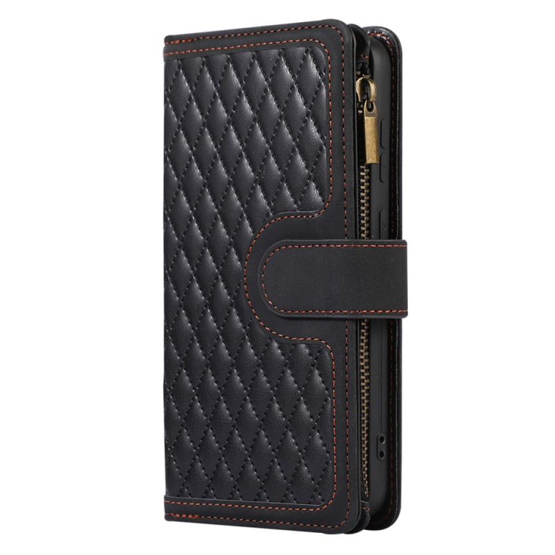 Samsung Galaxy A57 5G Suojakuori Pehmustettu lompakko 9 korttipidikkeet