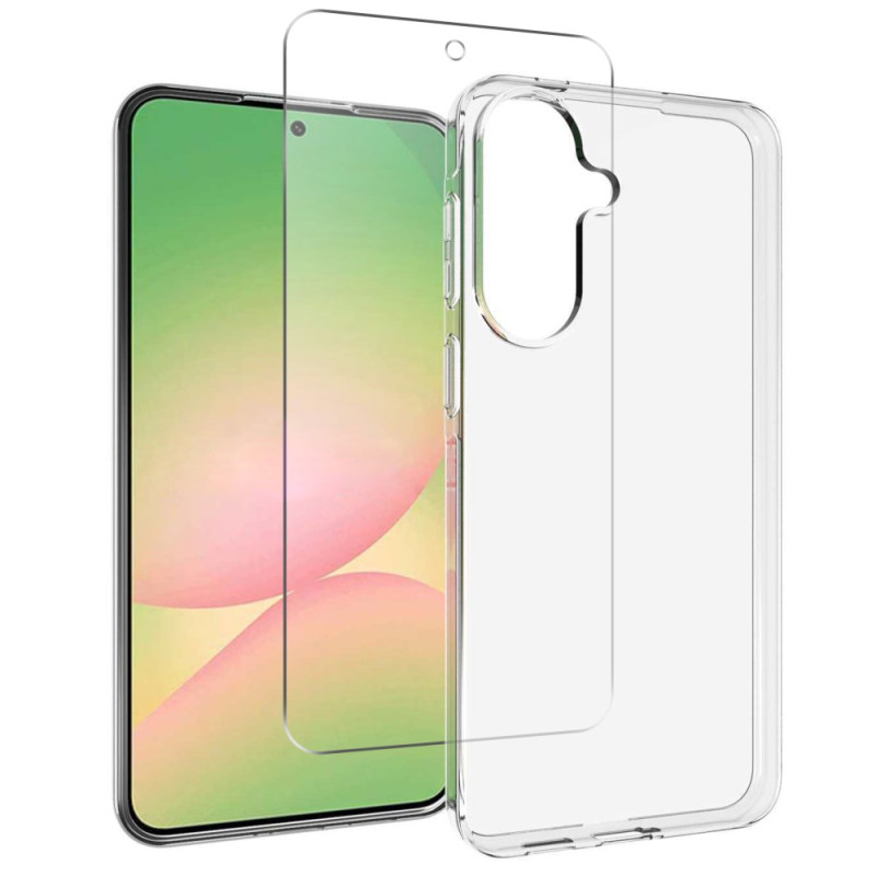 Coque Samsung Galaxy A57 5G Transparente avec Protecteur Écran