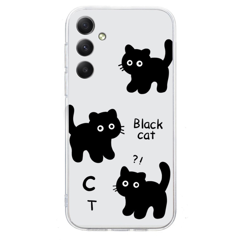 Coque Galaxy A37 5G Chats Noirs