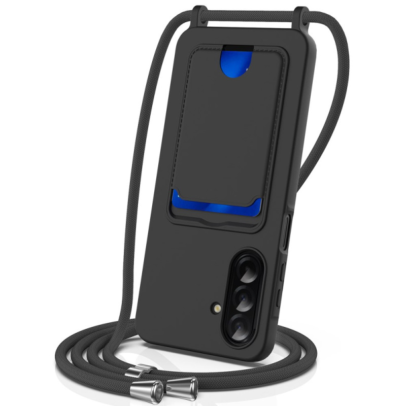 Samsung Galaxy A37 5G nestemäinen silikoni kantonauha kortti suojakuori