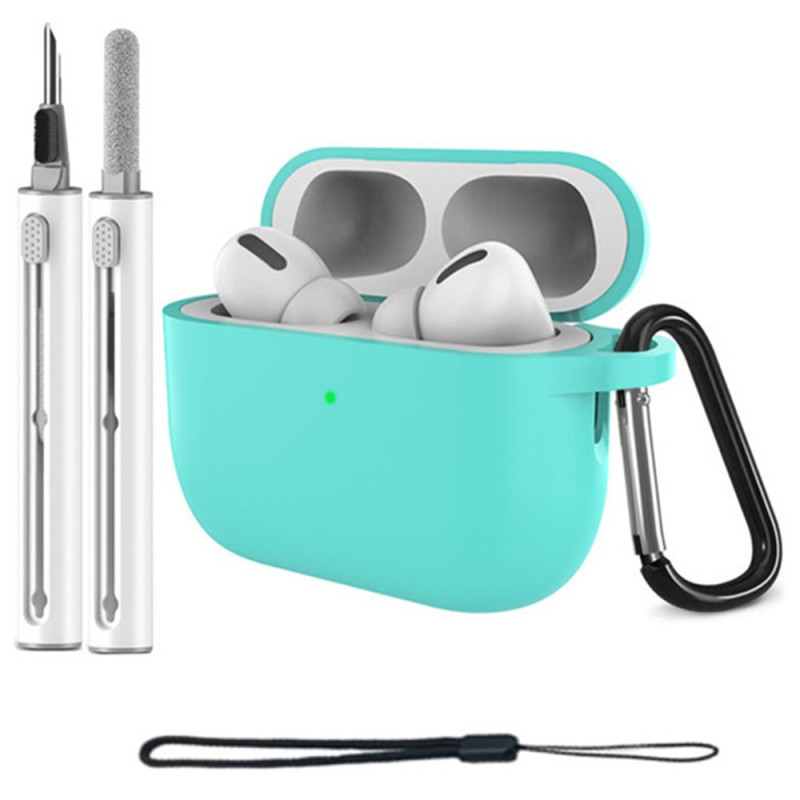 AirPods Pro 3 Carabiner-suojakuori, kantolenkki ja puhdistuskynä