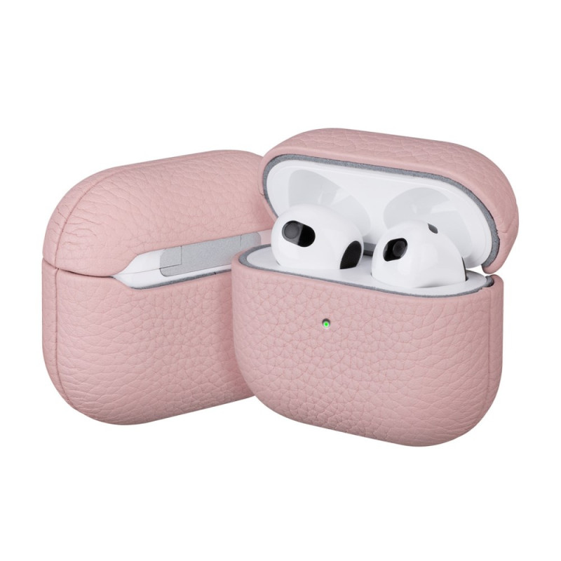 Suojakuori AirPods Pro 3 Aitoa nahkaa Lychee tekstuuri