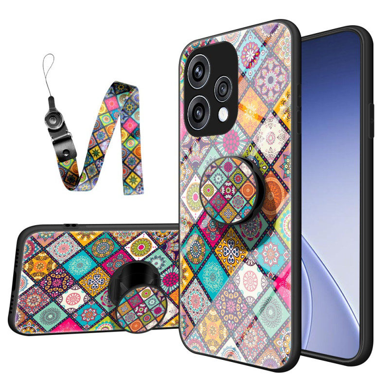 Oppo Reno 15 5G Suojakuori Integroitu jalusta ja panssarilasi