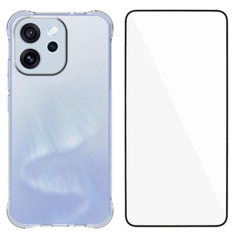 Coque Oppo Reno 15 F 5G Transparente Renforcée avec Protecteur Écran