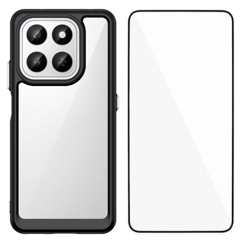 Honor 400 Smart 5G / 4G / X7d 4G hybridi suojakuori näytönsuojuksella