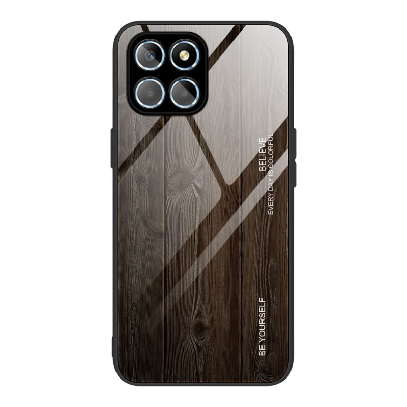 Honor X8 5G Wood Effect panssarilasi suojakuori