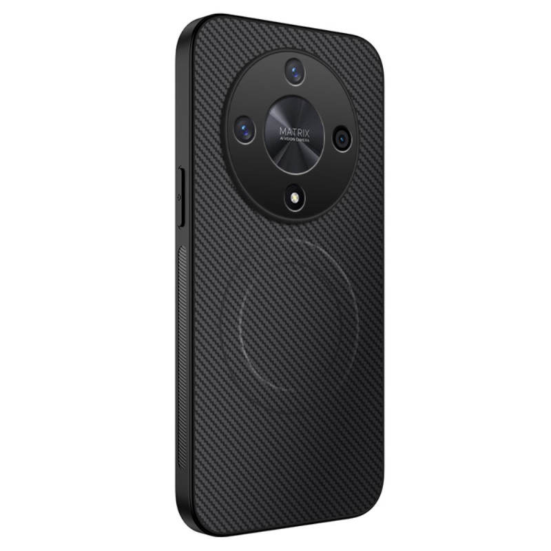 Honor X9b 5G Magneettinen Suojakuori Hiilikuitu tekstuuri
